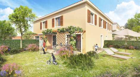 Programme immobilier neuf LES HAUTS D'AURIBEAU - Auribeau-sur-Siagne : maisons neuves 4 pièces entre calme et verdure (06810) - Référence : 9929