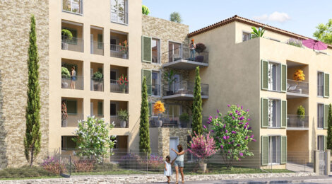 Programme immobilier neuf Coté village - Auribeau Village à 300 m des commerces (06810) - Référence : 18436