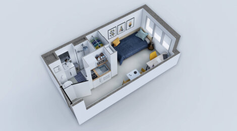 Programme immobilier neuf CAMPUS TOLOSAN - Auzeville-Tolosane résidence étudiante proche des universités et de Toulouse (31320) - Référence : 14857