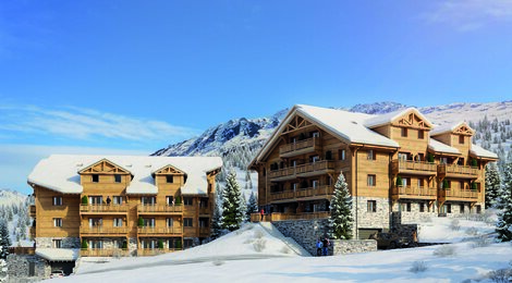 Programme immobilier neuf LE ROC - Avanchers-Valmorel près des stations de ski (73260) - Référence : 8649