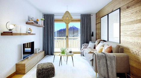 Programme immobilier neuf LE ROC - Avanchers-Valmorel près des stations de ski (73260) - Référence : 8649