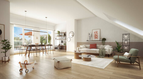 Programme immobilier neuf Les Dryades - Avon : Appartements studio–T5 avec terrasses, jardins et proximité gare (77210) - Référence : 6976