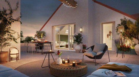 Programme immobilier neuf Les Dryades - Avon : Appartements studio–T5 avec terrasses, jardins et proximité gare (77210) - Référence : 6976