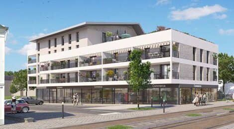 Programme immobilier neuf L'Instant - Avrillé : Appartements T3–T5 avec terrasses, parking et commerces à proximité immédiate du tram (49240) - Référence : 14359