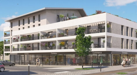 Programme immobilier neuf L'Instant - Avrillé : Appartements T3–T5 avec terrasses, parking et commerces à proximité immédiate du tram (49240) - Référence : 14359