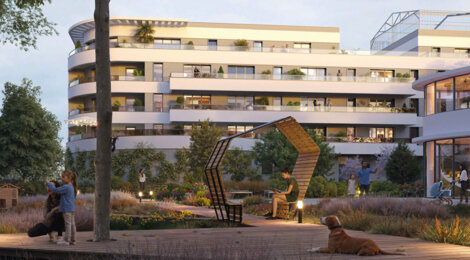Programme immobilier neuf Attitude - Avrillé investissement senior en cadre résidentiel (49240) - Référence : 17508