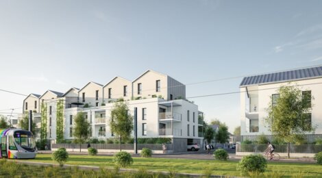 Programme immobilier neuf KENNEDY - Avrillé : maisons et appartements neufs du studio au 5 pièces au pied du tramway (49240) - Référence : 15179