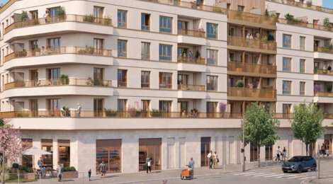Programme immobilier neuf LE 5 RASPAIL - Bagnolet aux portes de Paris à 5 min vélo du métro 11 (93170) - Référence : 16644