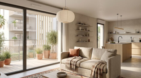 Programme immobilier neuf DOMAINE DE CANASTEL - Baillargues : Appartements T2–T4 avec terrasses, vues Pic Saint-Loup et attiques proche de la Mairie (34670) - Référence : 18545