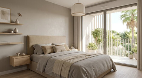 Programme immobilier neuf DOMAINE DE CANASTEL - Baillargues : Appartements T2–T4 avec terrasses, vues Pic Saint-Loup et attiques proche de la Mairie (34670) - Référence : 18545