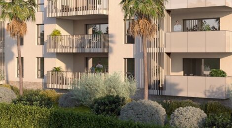 Programme immobilier neuf DOMAINE DE CANASTEL - Baillargues : Appartements T2–T4 avec terrasses, vues Pic Saint-Loup et attiques proche de la Mairie (34670) - Référence : 6285