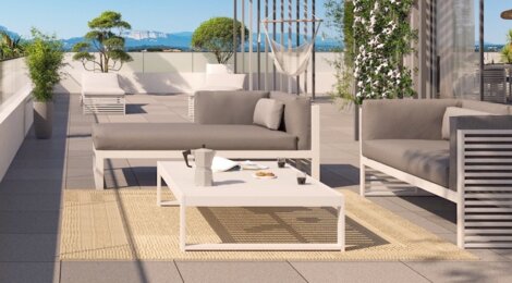 Programme immobilier neuf DOMAINE DE CANASTEL - Baillargues : Appartements T2–T4 avec terrasses, vues Pic Saint-Loup et attiques proche de la Mairie (34670) - Référence : 6285