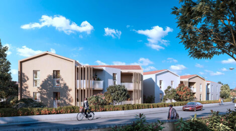 Programme immobilier neuf Le Carignan - Balaruc-les-Bains : appartements neufs du 2 au 4 pièces en quartier verdoyant (34540) - Référence : 15063