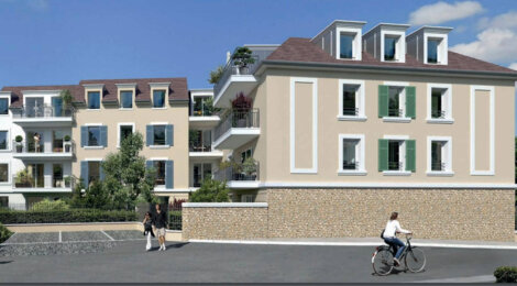 Programme immobilier neuf Pavillon de la Ferme du Chateau - Ballainvilliers : Appartements T2–T4 avec terrasses, vues château et proximité cœur de bourg (91160) - Référence : 9601