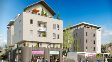Programme immobilier neuf RÉSIDENCE ADÈLE - Barberaz - Appartements avec vue sur les montagnes et parkings sécurisés près de la Mairie (73000) - Référence : 1895