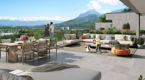 Programme immobilier neuf Arbor & sens - BAT F - Bassens panorama sur les massifs Granier et Belledonne aux portes de Chambéry (73000) - Référence : 11785