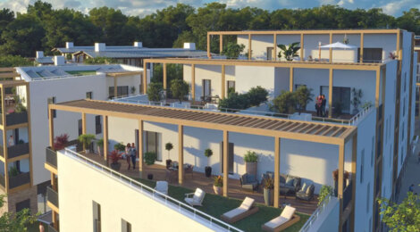 Programme immobilier neuf RESIDENCE MAITIA - Bayonne : appartements neufs du 1 au 5 pièces à 300 m de l’église St Pierre d’Irube (64100) - Référence : 10176