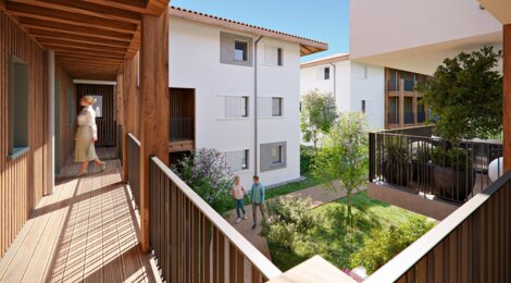 Programme immobilier neuf XOKO FERDEA - Bayonne : appartements neufs du 2 au 4 pièces en quartier Saint Léon (64100) - Référence : 15141