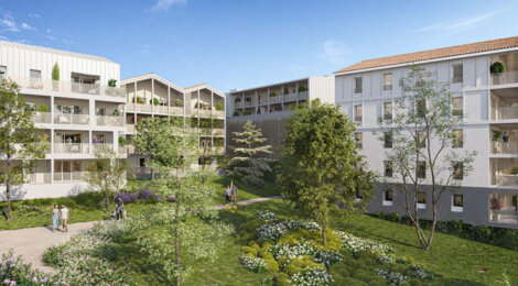 Programme immobilier neuf ATERPE ONA - Bayonne écoquartier Séqué à 10 min de l’Océan (64100) - Référence : 17374