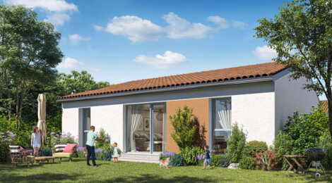 Programme immobilier neuf LE DOMAINE DE L'HERS - Baziège : maisons et appartements neufs du 2 au 5 pièces proche gare TER (31450) - Référence : 14805