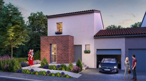 Programme immobilier neuf LE DOMAINE DE L'HERS - Baziège : maisons et appartements neufs du 2 au 5 pièces proche gare TER (31450) - Référence : 14805