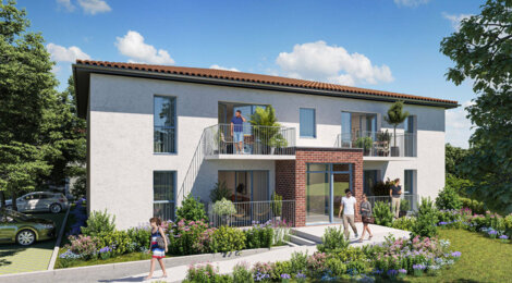 Programme immobilier neuf LE DOMAINE DE L'HERS - Baziège : maisons et appartements neufs du 2 au 5 pièces proche gare TER (31450) - Référence : 14805