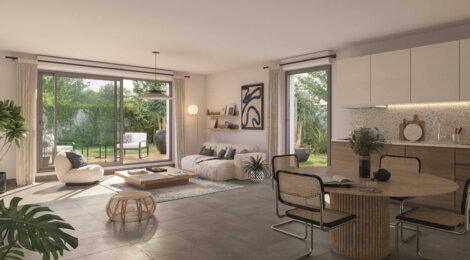 Programme immobilier neuf Le Patio des Berges - Beaucaire près de la gare (30300) - Référence : 10581