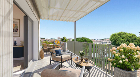 Programme immobilier neuf Le Patio des Berges - Beaucaire près de la gare (30300) - Référence : 10581