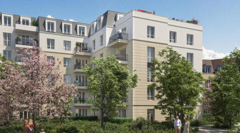 Programme immobilier neuf Clos Des Bleuets - Beauchamp proche gare résidence moderne avec jardin paysager (95250) - Référence : 17202