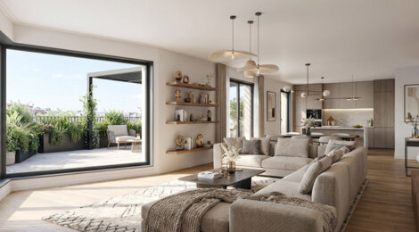 Programme immobilier neuf LA PLACE - Beaulieu-sur-Mer proche port de plaisance (06310) - Référence : 14398