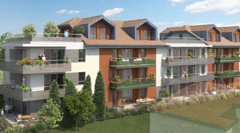 Programme immobilier neuf Residence SYA -  Beaumont : 23 appartements neufs du studio au 4 pièces en cœur de bourg (74160) - Référence : 12268