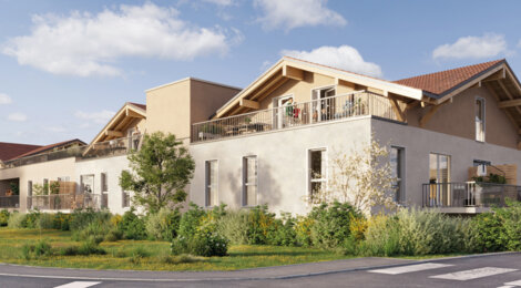 Programme immobilier neuf Bô-Salève - Beaumont : résidence neuve à 30 min en bus du Léman Express (74160) - Référence : 16154