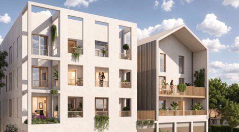 Programme immobilier neuf Les Jardins de Capelle - Bègles à quelques pas des berges de la Garonne (33130) - Référence : 14959