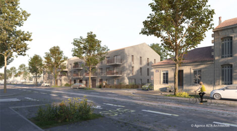 Programme immobilier neuf RESONANCE - Bègles à proximité du tramway ligne C (33130) - Référence : 14958