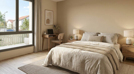 Programme immobilier neuf Résidence Evolis - Béligneux appartements avec jardin à deux pas de la gare (01360) - Référence : 17475