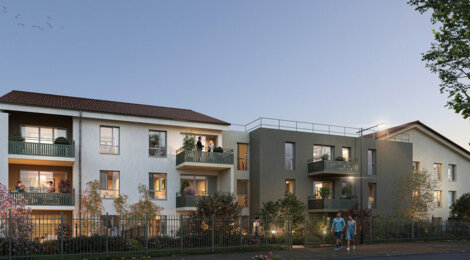 Programme immobilier neuf Résidence Evolis - Béligneux appartements avec jardin à deux pas de la gare (01360) - Référence : 17475