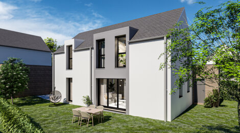 Programme immobilier neuf Le Domaine de Kergroix - Belz Kergo : 9 maisons neuves pour investissement locatif, jardins privatifs jusqu’à 357 m² (56550) - Référence : 10965