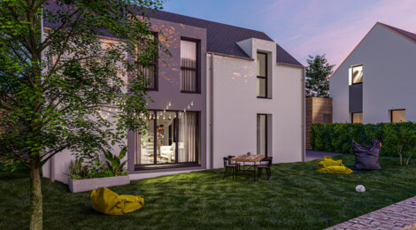 Programme immobilier neuf Le Domaine de Kergroix - Belz Kergo : 9 maisons neuves pour investissement locatif, jardins privatifs jusqu’à 357 m² (56550) - Référence : 10965