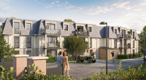 Programme immobilier neuf Les Loges de Clairefontaine - Benerville-sur-Mer à proximité de la plage (14910) - Référence : 14460