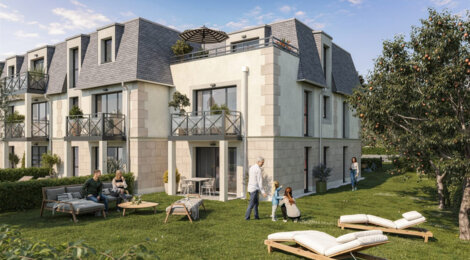 Programme immobilier neuf Les Loges de Clairefontaine - Benerville-sur-Mer à proximité de la plage (14910) - Référence : 14460