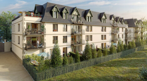 Programme immobilier neuf VILLAS GABRIEL 1 - Benerville-sur-Mer proche Deauville à 300 m de la plage (14910) - Référence : 14059