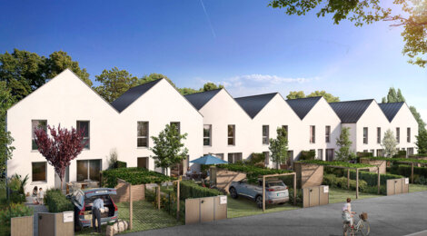 Programme immobilier neuf Résidence Bridge Avenue - Bénouville : Maisons T4 et appartements T2–T3 avec terrasses, jardins et stationnements proche du canal (14970) - Référence : 11980