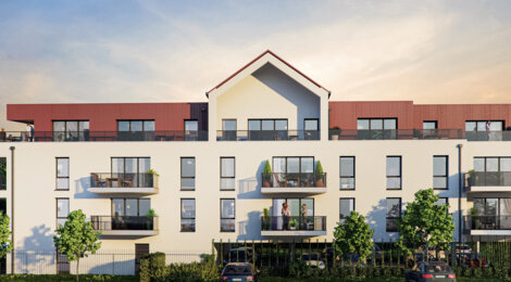 Programme immobilier neuf LE FLIBUSTIER - Berck : 17 appartements neufs T2–T5 à 6 min de vélo de la plage (62600) - Référence : 10888