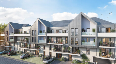 Programme immobilier neuf LES SALINES - Berck : 28 appartements neufs du 2 au 4 pièces à 500m de la plage (62600) - Référence : 15038