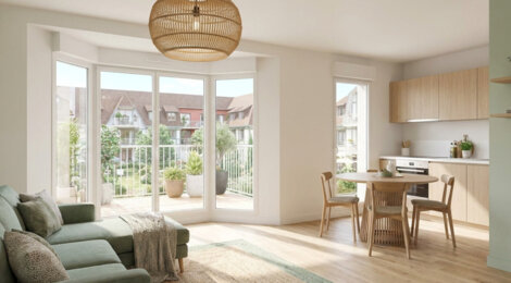 Programme immobilier neuf Cottage - Berck : Appartements T2–T3 avec terrasses, jardins privatifs et proximité centre-ville (62600) - Référence : 14500
