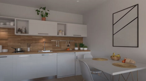 Programme immobilier neuf Cerfs volants - Berck : résidence senior en centre-ville à proximité de la plage, 120 logements meublés (62600) - Référence : 18025
