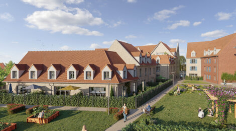 Programme immobilier neuf WELKOM - Bergues au pied des remparts et à deux pas de la gare (59380) - Référence : 13479