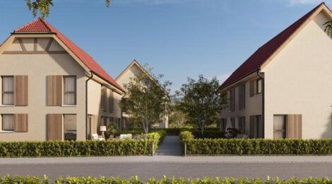 Programme immobilier neuf les carrés signature - Berstett proche du centre de Strasbourg (67370) - Référence : 13847