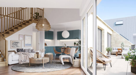 Programme immobilier neuf Les Jardins de Castille - Bessancourt à proximité du Transilien H (95550) - Référence : 7762