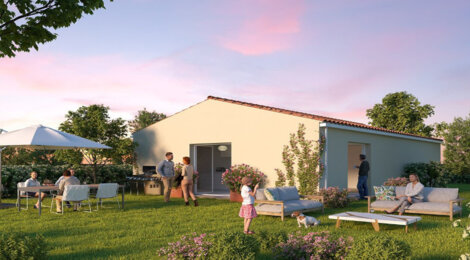 Programme immobilier neuf DOMAINE DES COTEAUX - Bessières : Maisons T4 avec jardins, stationnements et climat méditerranéen aux portes de Toulouse (31660) - Référence : 5496